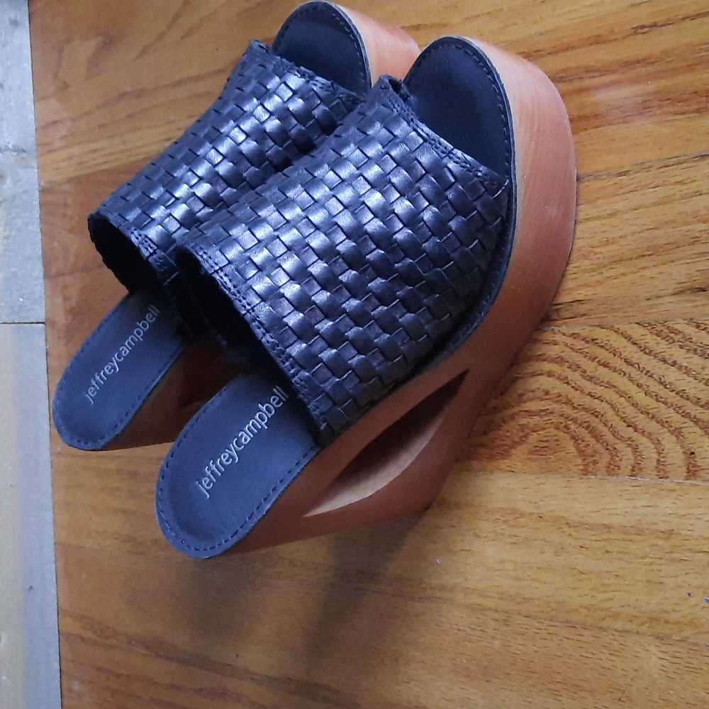 Jeffery Campbell  Barela Platform Wedge - Picture 3 of 9